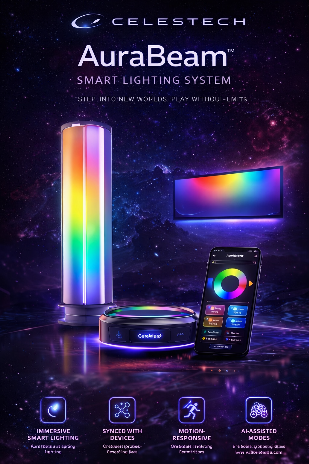 💡 AuraBeam™ Smart Lighting System